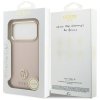 Etui Guess Grained Strass Logo MagSafe   do iPhone 17 Pro różowy