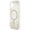 Etui Guess Resin Bottom Glitter MagSafe  do iPhone 17 złoty