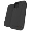 Etui Gear4 D3O Wembley Flip Wallet do    iPhone 12 / 12 Pro czarny/black