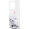 Hello Kitty HKHCP14LLIKHET iPhone 14 Pro 6.1 srebrny/silver hardcase Liquid Glitter Charms Kitty Head