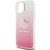 Hello Kitty HKHCP15SHDGKEP iPhone 15 / 14 / 13 6.1 różowy/pink hardcase IML Gradient Electrop Kitty Head