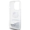 Hello Kitty HKHCP15LLIKHET iPhone 15 Pro 6.1 srebrny/silver hardcase Liquid Glitter Charms Kitty Head