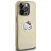 Hello Kitty HKHMP14LPGHCKD iPhone 14 Pro 6.1 złoty/gold hardcase Leather Kitty Head MagSafe