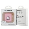 Hello Kitty HKA23DKHSP Airpods 1/2 cover różowy/pink Silicone 3D Kitty Head