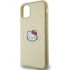 Hello Kitty HKHMN61PGHCKD iPhone 11 / Xr 6.1 złoty/gold hardcase Leather Kitty Head MagSafe