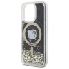 Hello Kitty HKHMP16XLGDIK iPhone 16 Pro  Max 6.9 czarny złoty/black gold hardcase Liquid Glitter Fever MagSafe