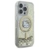 Hello Kitty HKHMP16LLGDIH iPhone 16 Pro  6.3 biały złoty/white gold hardcase Liquid Glitter Fever MagSafe