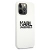 Karl Lagerfeld KLHCP13LSLKLWH iPhone 13 Pro / 13 6,1 Silicone Stack Logo biały/white