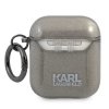 Karl Lagerfeld KLA2UKHGK AirPods 1/2cover czarny/black Glitter Karl`s Head