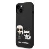 Karl Lagerfeld KLHMP14MSSKCK iPhone 14 Plus / 15 Plus 6,7 hardcase czarny/black Liquid Silicone Karl & Choupette Magsafe