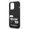 Karl Lagerfeld KLHMP14LSSKCK iPhone 14Pro 6,1 hardcase czarny/black Liquid Silicone Karl & Choupette Magsafe