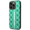 Karl Lagerfeld KLHCP14LPGKLSKN iPhone 14 Pro 6,1 hardcase zielony/green Monogram Stripe