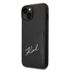 Karl Lagerfeld KLHCP14MCSSK iPhone 14 Plus / 15 Plus 6,7 hardcase czarny/black Signature Logo Cardslot