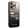 Karl Lagerfeld KLHCP14LTGKCK iPhone 14 Pro 6,1 hardcase czarny/black Gradient Ikonik Karl & Choupette