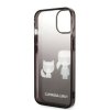 Karl Lagerfeld KLHCP14LTGKCK iPhone 14 Pro 6,1 hardcase czarny/black Gradient Ikonik Karl & Choupette