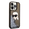 Karl Lagerfeld KLHCP14LLNKHCK iPhone 14 Pro 6,1 czarny/black hardcase Glitter Karl Head
