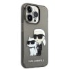 Karl Lagerfeld KLHCP14XHNKCTGK iPhone 14 Pro Max 6,7 czarny/black hardcase Glitter Karl&Choupette