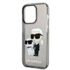Karl Lagerfeld KLHCP14XHNKCTGK iPhone 14 Pro Max 6,7 czarny/black hardcase Glitter Karl&Choupette