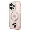 Karl Lagerfeld KLHMP14XHNKCIP iPhone 14 Pro Max 6,7 hardcase różowy/pink Iconic Karl&Choupette Magsafe