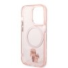 Karl Lagerfeld KLHMP14XHNKCIP iPhone 14 Pro Max 6,7 hardcase różowy/pink Iconic Karl&Choupette Magsafe