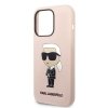 Karl Lagerfeld KLHCP14XSNIKBCP iPhone 14 Pro Max 6,7 hardcase różowy/pink Silicone Ikonik