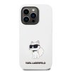 Karl Lagerfeld KLHCP14LSNCHBCH iPhone 14 Pro 6,1 hardcase biały/white Silicone Choupette