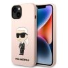 Karl Lagerfeld KLHCP14MSNIKBCP iPhone 14 Plus / 15 Plus 6,7 hardcase różowy/pink Silicone Ikonik