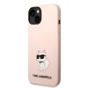 Karl Lagerfeld KLHCP14SSNCHBCP iPhone 14 / 15 / 13 6,1 hardcase różowy/pink Silicone Choupette