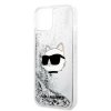 Karl Lagerfeld KLHCP14MLNCHCS iPhone 14 Plus / 15 Plus 6,7 srebrny/silver hardcase Glitter Choupette Head