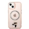 Karl Lagerfeld KLHMP14SHNKCIP iPhone 14 / 15 / 13 6,1 hardcase różowy/pink Iconic Karl&Choupette Magsafe