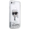Karl Lagerfeld KLHCI8LNKHCH iPhone 7/8/SE 2020 / SE 2022 srebrny/silver hardcase Glitter Karl Head