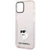 Karl Lagerfeld KLHCP12MHNCHTCP iPhone 12 /12 Pro 6,1 różowy/pink hardcase Ikonik Choupette
