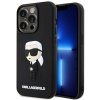 Karl Lagerfeld KLHCP14X3DRKINK iPhone 14 Pro Max 6.7 czarny/black hardcase Rubber Ikonik 3D