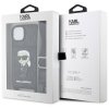 Karl Lagerfeld KLHCP14SCSAKHPKK iPhone 14 / 15 / 13 6.1 hardcase czarny/black Crossbody Saffiano Monogram Ikonik