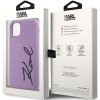 Karl Lagerfeld KLHCN61SKSVGU iPhone 11 / Xr  6.1 purpurowy/purple hardcase Silicone Signature
