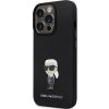 Karl Lagerfeld KLHCP14XSMHKNPK iPhone 14 Pro Max 6.7 czarny/black Silicone Ikonik Metal Pin