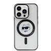 Karl Lagerfeld KLHMP15LHCHNOTK iPhone 15 Pro 6.1 transparent hardcase IML Choupette`s Head MagSafe