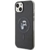 Karl Lagerfeld KLHMP15MHGKCNOK iPhone 15 Plus / 14 Plus 6.7 czarny/black hardcase Karl&Choupette Glitter MagSafe