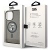 Karl Lagerfeld KLHMP15XHGKCNOK iPhone 15 Pro Max 6.7 czarny/black hardcase Karl&Choupette Glitter MagSafe