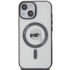 Karl Lagerfeld KLHMP15SHKHNOTK iPhone 15 / 14 / 13 6.1 transparent hardcase IML Karl`s Head MagSafe