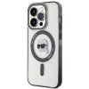 Karl Lagerfeld KLHMP15XHKHNOTK iPhone 15 Pro Max 6.7 transparent hardcase IML Karl`s Head MagSafe