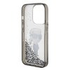 Karl Lagerfeld KLHCP15LLKKNSK iPhone 15 Pro 6.1 transparent hardcase Liquid Glitter Ikonik