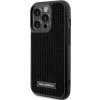 Karl Lagerfeld KLHCP15XHDSPLK iPhone 15 Pro Max 6.7 czarny/black hardcase Rhinestone Logo Metal Plate