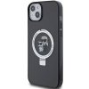 Karl Lagerfeld KLHMP15MHMRSKCK iPhone 15 Plus / 14 Plus 6.7czarny/black hardcase Ring Stand Karl&Choupettte MagSafe