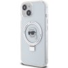 Karl Lagerfeld KLHMP15SHMRSKHH iPhone 15 / 14 / 13 6.1 biały/white hardcase Ring Stand Karl Head MagSafe