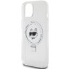 Karl Lagerfeld KLHMP15MHMRSCHH iPhone 15 Plus / 14 Plus 6.7 biały/white hardcase Ring Stand Choupette Head MagSafe