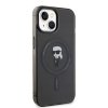Karl Lagerfeld KLHMP14SHFCKNOK iPhone 14 / 15 / 13 6.1 czarny/black hardcase IML Ikonik MagSafe