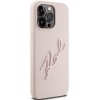 Karl Lagerfeld KLHCP15LSKSBMCP iPhone 15 Pro 6.1 różowy/pink hardcase Silicone Karl Script