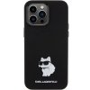 Karl Lagerfeld KLHCP15XSMHCNPK iPhone 15 Pro Max 6.7 czarny/black Silicone Choupette Metal Pin