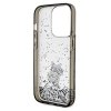 Karl Lagerfeld KLHCP14LLKCNSK iPhone 14 Pro 6.1 transparent hardcase Liquid Glitter Choupette